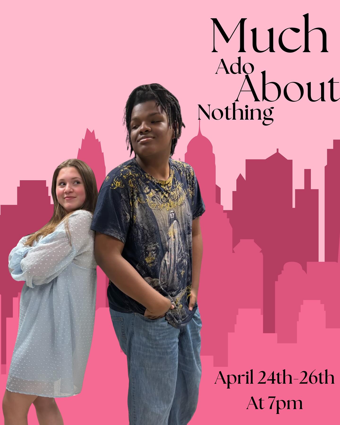 Much Ado About Nothing- Hero & Claudio
We open TONIGHT! Performances tonight, tomorrow, and Saturday! Tickets in our bio 🩷