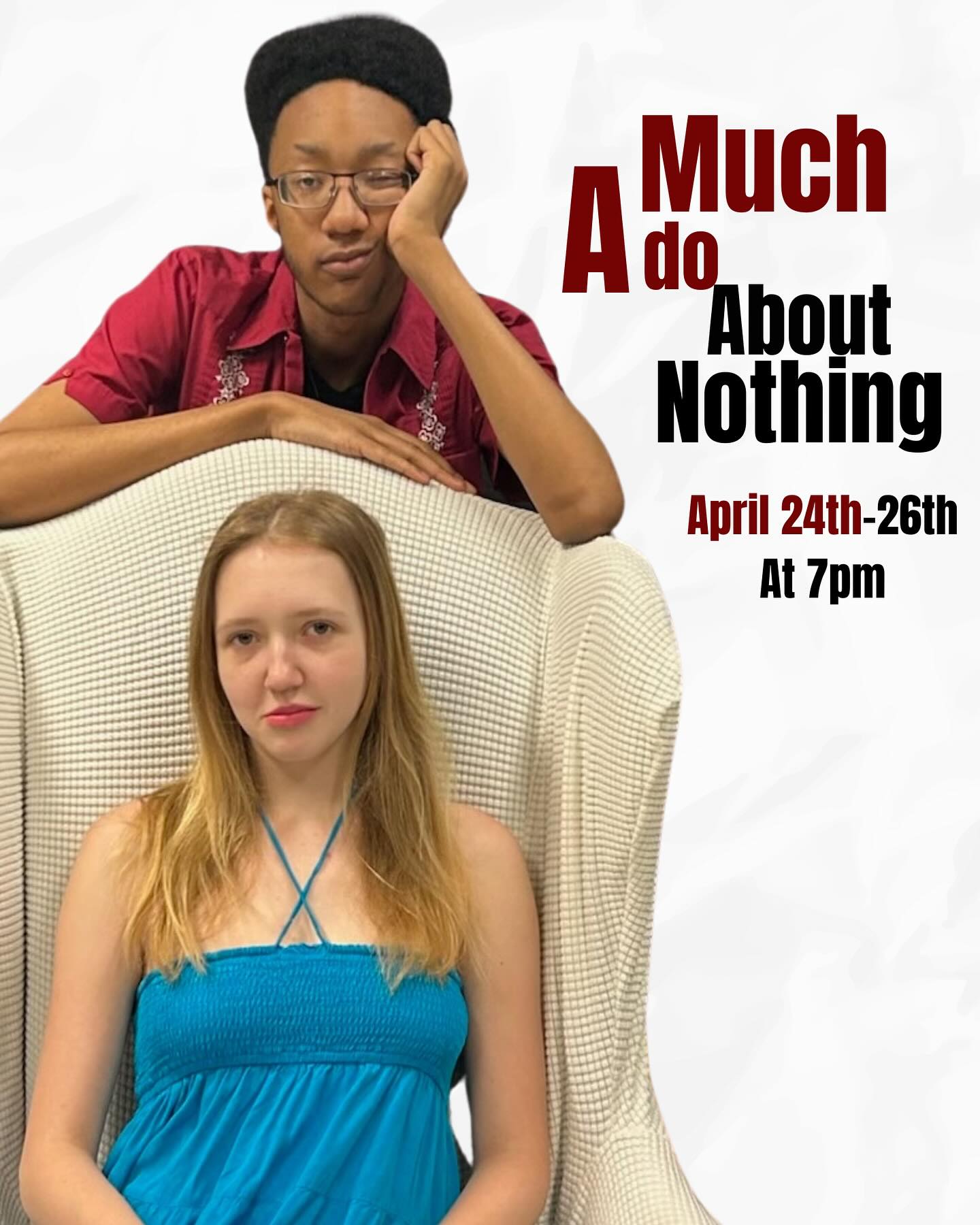 Much Ado About Nothing- Benedick & Beatrice!
We open TONIGHT! Performances tonight, tomorrow and Saturday! Tickets in our bio 🩷