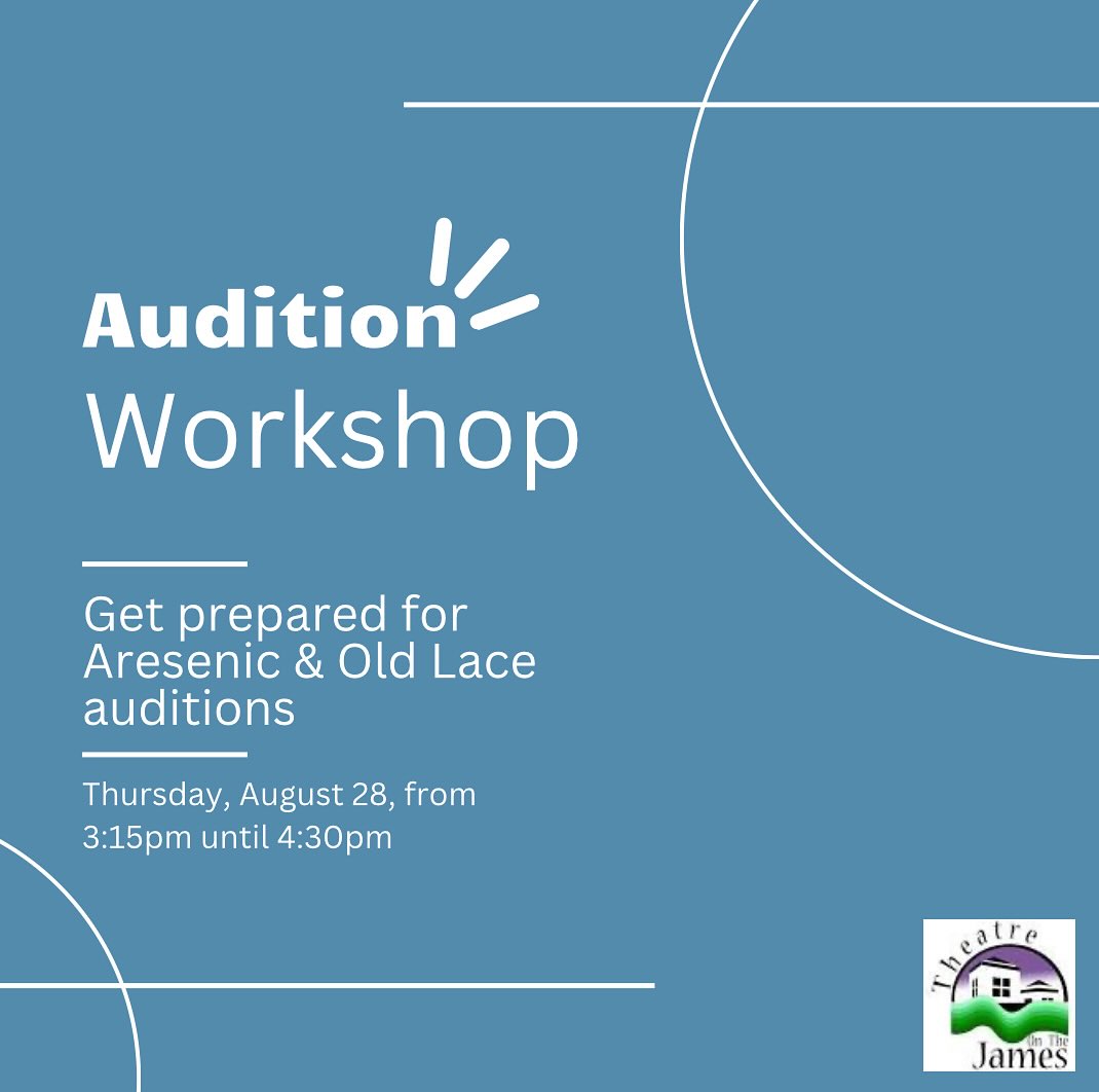 This optional audition workshop will help aspiring actors prepare for our fall play auditions. It is not mandatory to be able to audition but is an incredible opportunity for constructive feedback!!
