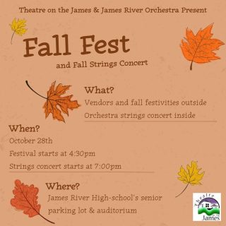 Join us for our first ever Fall Festival!! It will be an exciting evening with fun vendors, fall festivities, and live music at 7:00pm for the Orchestra’s Stings Concert 🍂🍁🎶🎻