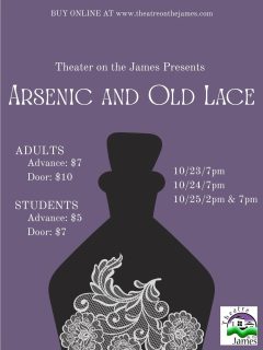 Join us October 23rd-25th for Arsenic & Old Lace!!